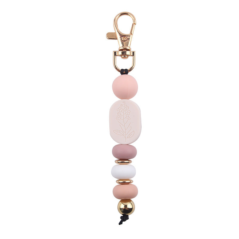 Wholesale Cartoon Moon Love Silicone Bead Key Bin